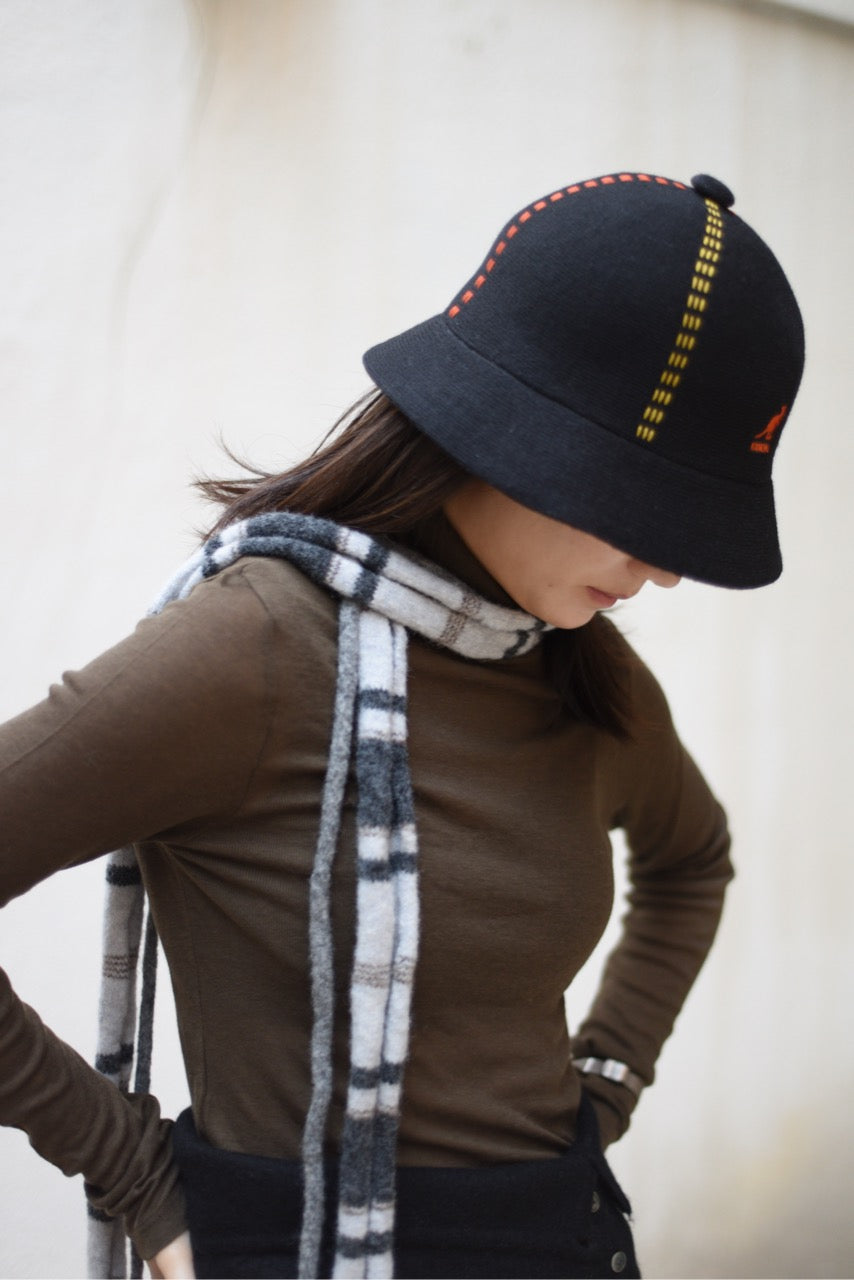 微透肌彈性高領上衣