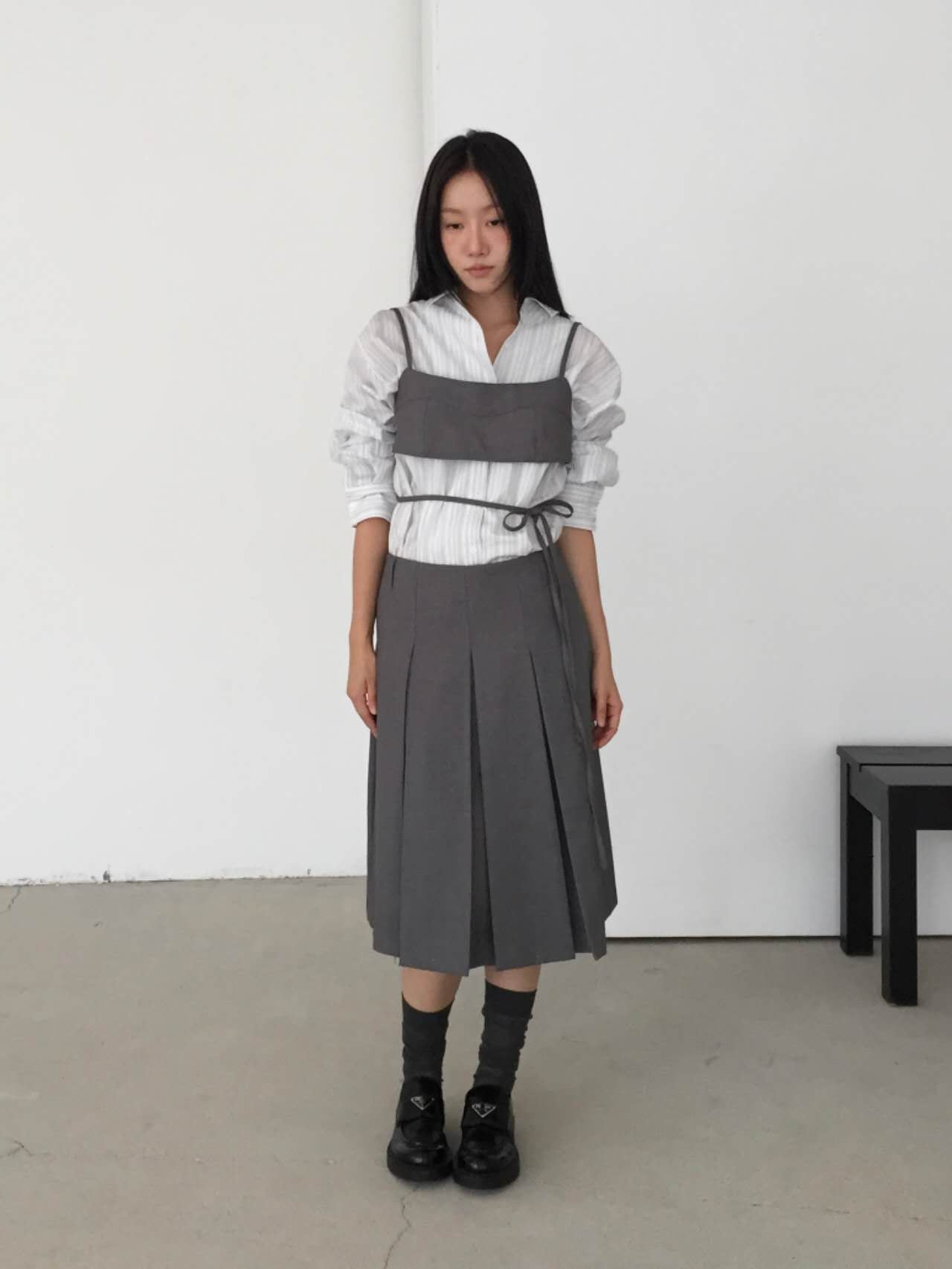 高質感細肩帶短版 Bra Top