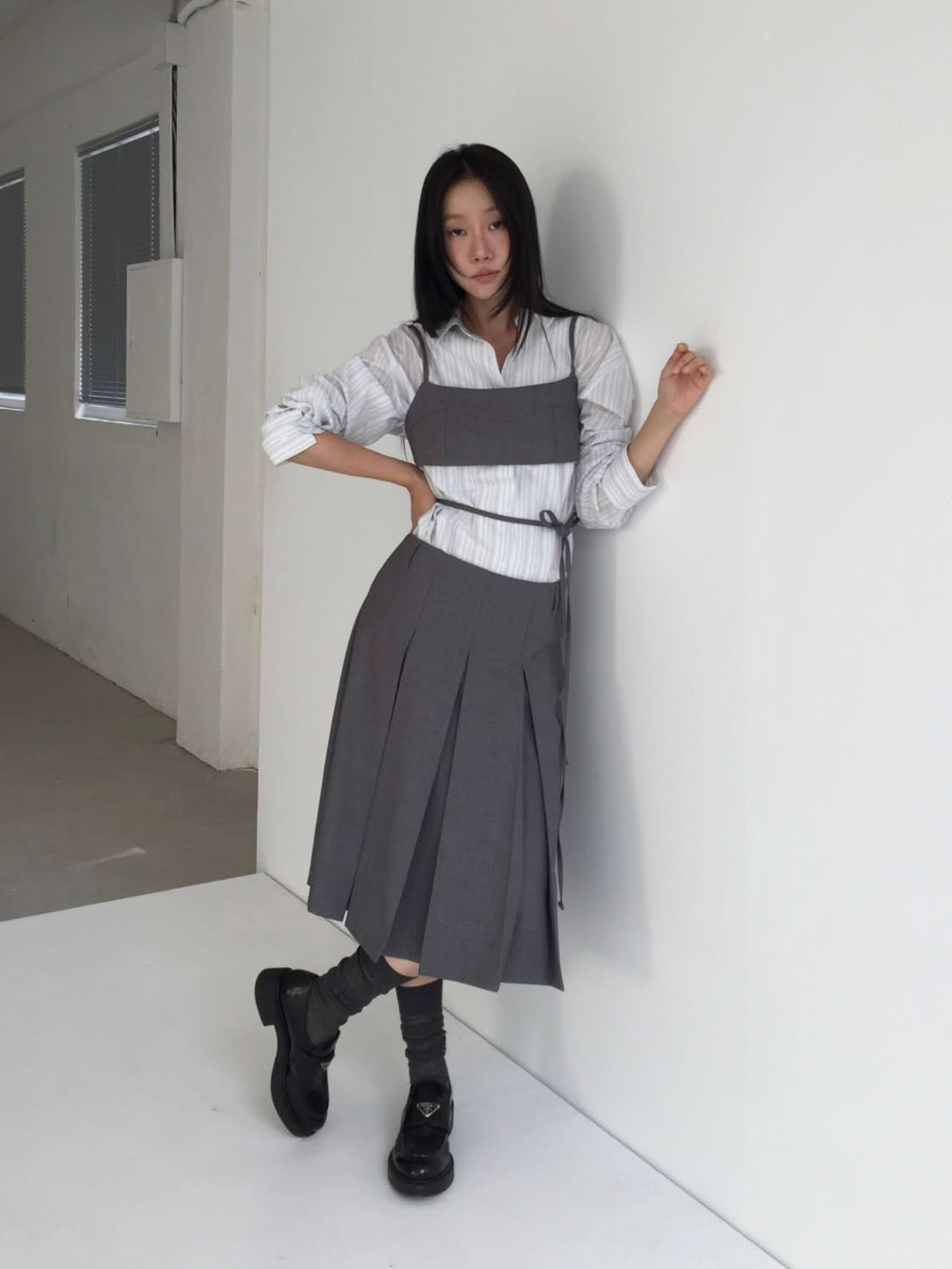 高質感細肩帶短版 Bra Top